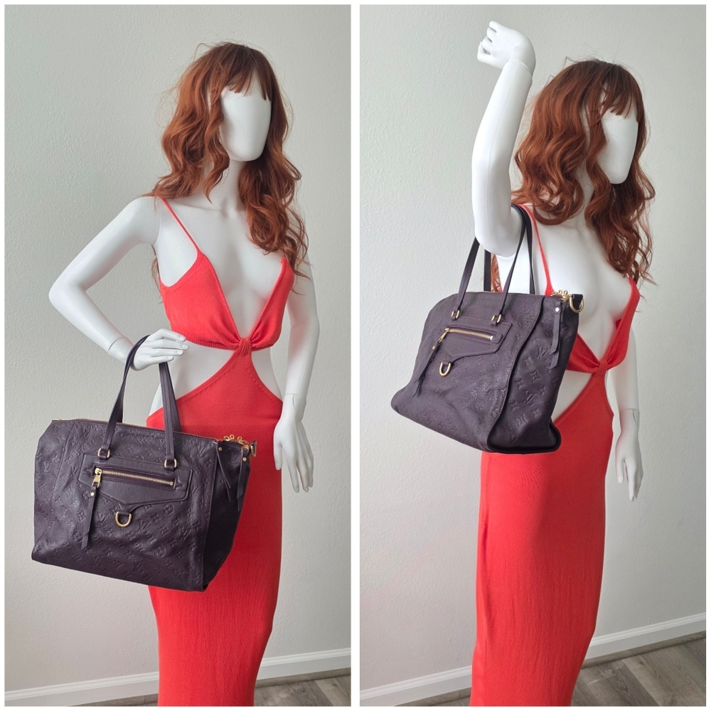 Auth Louis Vuitton Empreinte Lumineuse Aube Tote Bag - Picture 3 of 10